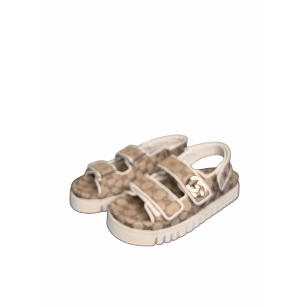 Gucci NIB Marmont GG Canvas Sandal in Beige Monogram Size 40 - Picture 5 of 12